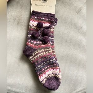 LL Bean Maine Winter socks